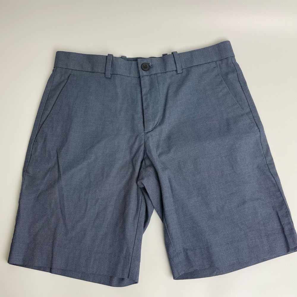 Perry Ellis Mens Shorts Size 30 Slim Fit Color Blue